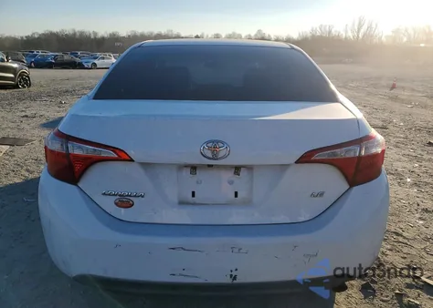 2016 Toyota Corolla L z USA, uszkodzony, nr VIN 2T1BURHE0GC694223